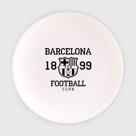 Тарелка 3D с принтом Barcelona 1899 , фарфор | диаметр - 210 мм
диаметр для нанесения принта - 120 мм | Тематика изображения на принте: barcelona | fc | fc barcelona | footbal club | барселона | лого | логотип | спорт | футбол | футбольный клуб
