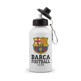 Бутылка спортивная с принтом Barcelona FC , металл | емкость — 500 мл, в комплекте две пластиковые крышки и карабин для крепления | barcelona | fc | fc barcelona | footbal club | барселона | лого | логотип | спорт | футбол | футбольный клуб
