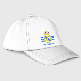 Бейсболка с принтом Real Madrid , 100% хлопок | классический козырек, металлическая застежка-регулятор размера | Тематика изображения на принте: 1902 | fc | footbal club | real madrid | лого | логотип | реал мадрид | спорт | футбол | футбольный клуб