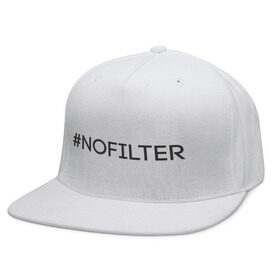 Кепка снепбек с прямым козырьком с принтом NoFilter , хлопок 100% |  | instagram | no filter | nofilter | selfie | swag | инстаграм | селфи