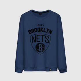 Мужской свитшот хлопок с принтом The Brooklyn Nets , 100% хлопок |  | бруклин