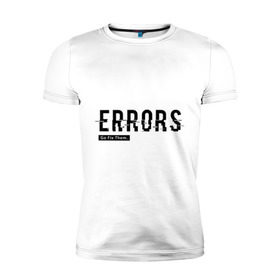 Мужская футболка премиум с принтом Watch Dogs: Error , 92% хлопок, 8% лайкра | приталенный силуэт, круглый вырез ворота, длина до линии бедра, короткий рукав | games | watch dogs