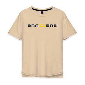 Мужская футболка хлопок Oversize с принтом Brazzers , 100% хлопок | свободный крой, круглый ворот, “спинка” длиннее передней части | brazzers