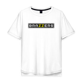 Мужская футболка хлопок Oversize с принтом Brazzers , 100% хлопок | свободный крой, круглый ворот, “спинка” длиннее передней части | brazzers