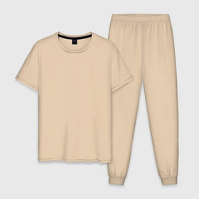 Мужская пижама хлопок с принтом Дороги созданы для эндуро , 100% хлопок | брюки и футболка прямого кроя, без карманов, на брюках мягкая резинка на поясе и по низу штанин
 | русь