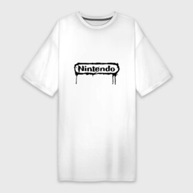 Платье-футболка хлопок с принтом Nintendo ,  |  | баста | ноггано