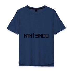 Мужская футболка хлопок Oversize с принтом Nintendo , 100% хлопок | свободный крой, круглый ворот, “спинка” длиннее передней части | баста | ноггано