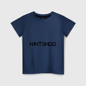 Детская футболка хлопок с принтом Nintendo , 100% хлопок | круглый вырез горловины, полуприлегающий силуэт, длина до линии бедер | Тематика изображения на принте: баста | ноггано