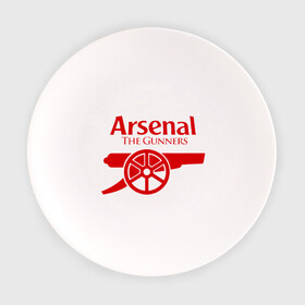 Тарелка с принтом Arsenal , фарфор | диаметр - 210 мм
диаметр для нанесения принта - 120 мм | арсенал | лондон