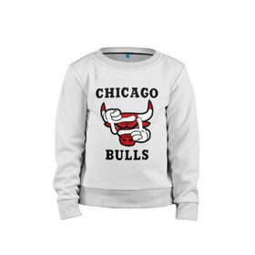 Детский свитшот хлопок с принтом Chicago Bulls Swag , 100% хлопок | круглый вырез горловины, эластичные манжеты, пояс и воротник | Тематика изображения на принте: bulls | chicago | new | swag | буллс | чикаго