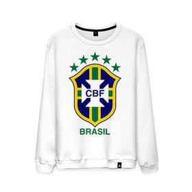 Мужской свитшот хлопок с принтом Сборная Бразилии по футболу , 100% хлопок |  | бразилия
