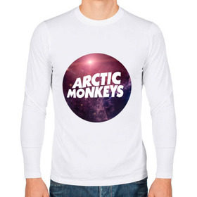 Мужской лонгслив хлопок с принтом Arctic monkeys space logo , 100% хлопок |  | arctic monkeys