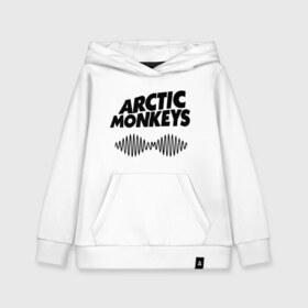 Детская толстовка хлопок с принтом Arctic monkeys wave , 100% хлопок | Круглый горловой вырез, эластичные манжеты, пояс, капюшен | arctic monkeys