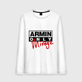 Мужской лонгслив хлопок с принтом Armin only - mirage , 100% хлопок |  | addicted | buuren | mirage | van | аrmin