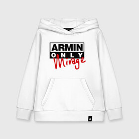 Детская толстовка хлопок с принтом Armin only - mirage , 100% хлопок | Круглый горловой вырез, эластичные манжеты, пояс, капюшен | addicted | buuren | mirage | van | аrmin