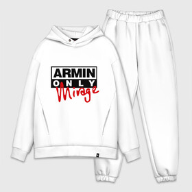 Мужской костюм хлопок OVERSIZE с принтом Armin only   mirage ,  |  | addicted | buuren | mirage | van | аrmin