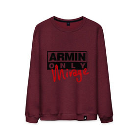 Мужской свитшот хлопок с принтом Armin only - mirage , 100% хлопок |  | addicted | buuren | mirage | van | аrmin