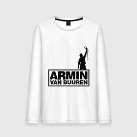 Мужской лонгслив хлопок с принтом Armin van buuren , 100% хлопок |  | Тематика изображения на принте: addicted | buuren | van | аrmin