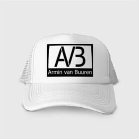 Кепка тракер с сеткой с принтом Armin van buuren logo , трикотажное полотно; задняя часть — сетка | длинный козырек, универсальный размер, пластиковая застежка | addicted | buuren | van | аrmin