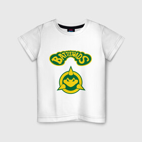 Детская футболка хлопок с принтом Боевые Жабы , 100% хлопок | круглый вырез горловины, полуприлегающий силуэт, длина до линии бедер | battle | batttletoads | sega | toads | сега