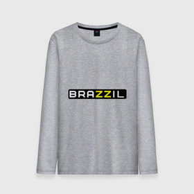 Мужской лонгслив хлопок с принтом Brazzil , 100% хлопок |  | brazzers | бразилия