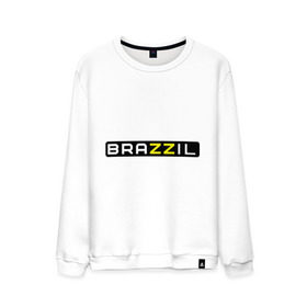Мужской свитшот хлопок с принтом Brazzil , 100% хлопок |  | brazzers | бразилия