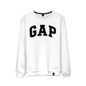 Мужской свитшот хлопок с принтом GAP Swag , 100% хлопок |  | Тематика изображения на принте: gap | swag | сваг | свег | свэг