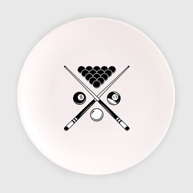 Тарелка с принтом Бильярд (пул) , фарфор | диаметр - 210 мм
диаметр для нанесения принта - 120 мм | billiard | cue | sports | бильярд | биток | кий | пул | шар