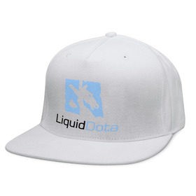 Кепка снепбек с прямым козырьком с принтом Liquid Dota , хлопок 100% |  | dota | liquid | logo | дота | логотип