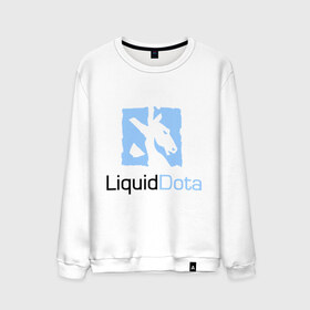 Мужской свитшот хлопок с принтом Liquid Dota , 100% хлопок |  | dota | liquid | logo | дота | логотип