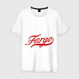 Мужская футболка хлопок с принтом Fargo , 100% хлопок | прямой крой, круглый вырез горловины, длина до линии бедер, слегка спущенное плечо. | fargo