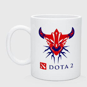 Кружка с принтом Dota 2 Monster (свет) , керамика | объем — 330 мл, диаметр — 80 мм. Принт наносится на бока кружки, можно сделать два разных изображения | 