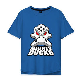 Мужская футболка хлопок Oversize с принтом HC Anaheim Ducks , 100% хлопок | свободный крой, круглый ворот, “спинка” длиннее передней части | anaheim | club | ducks | hockey | клуб | хоккей