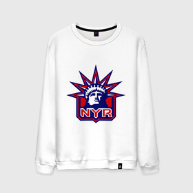 Мужской свитшот хлопок с принтом HC New York Rangers Emblem , 100% хлопок |  | club | hockey | new | nyr | rangers | york | клуб | хоккей