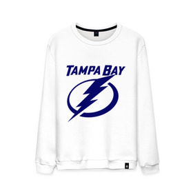 Мужской свитшот хлопок с принтом HC Tampa Bay , 100% хлопок |  | bay | club | hockey | tampa | клуб | хоккей