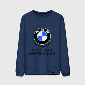 Мужской свитшот хлопок с принтом BMW Driving Machine , 100% хлопок |  | bmw | driving | machine | ultimate
