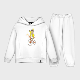 Детский костюм хлопок Oversize с принтом Фредди на велосипеде ,  |  | queen | велосипед | меломанам | музыка | прикол | рок | фрэдди меркьюри