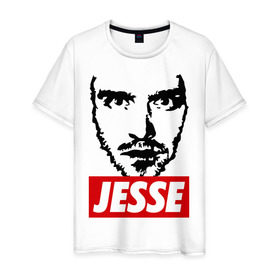 Мужская футболка хлопок с принтом Breaking Bad - Jesse Pinkman , 100% хлопок | прямой крой, круглый вырез горловины, длина до линии бедер, слегка спущенное плечо. | breaking bad | jesse pinkman | сериалы