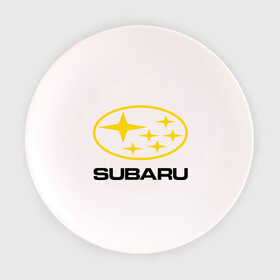 Тарелка 3D с принтом Subaru Logo , фарфор | диаметр - 210 мм
диаметр для нанесения принта - 120 мм | logo | subaru | автомобиль | логотип | марка | субару