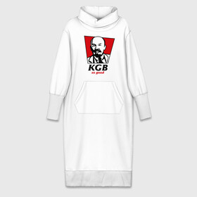 Платье удлиненное хлопок с принтом KGB   So Good ,  |  | kfc | kgb | владимир | ильич | кгб | ленин