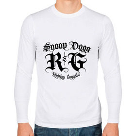 Мужской лонгслив хлопок с принтом Snoop Dogg , 100% хлопок |  | Тематика изображения на принте: rap | snoop dogg | музыка | рэп | снуп дог