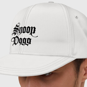 Кепка снепбек с прямым козырьком с принтом Snoop Dogg , хлопок 100% |  | rap | snoop dogg | музыка | рэп | снуп дог