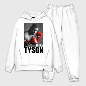 Мужской костюм хлопок OVERSIZE с принтом Mike Tyson ,  |  | Тематика изображения на принте: майк тайсон