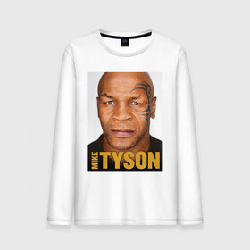 Мужской лонгслив хлопок с принтом Mike Tyson , 100% хлопок |  | Тематика изображения на принте: 