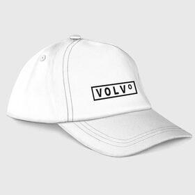 Бейсболка с принтом Volvo , 100% хлопок | классический козырек, металлическая застежка-регулятор размера | valve | volvo | логотип