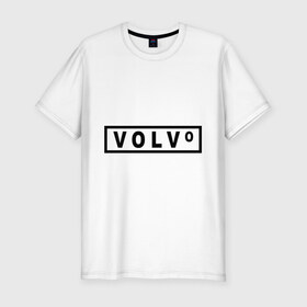 Мужская футболка премиум с принтом Volvo , 92% хлопок, 8% лайкра | приталенный силуэт, круглый вырез ворота, длина до линии бедра, короткий рукав | Тематика изображения на принте: valve | volvo | логотип
