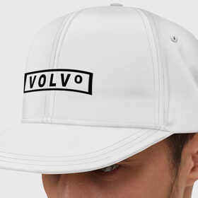 Кепка снепбек с прямым козырьком с принтом Volvo , хлопок 100% |  | valve | volvo | логотип
