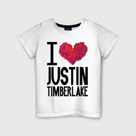 Детская футболка хлопок с принтом Justin Timberlake , 100% хлопок | круглый вырез горловины, полуприлегающий силуэт, длина до линии бедер | Тематика изображения на принте: justin timberlake | pop | джастин тимберлейк | знаменитости | музыка | певец