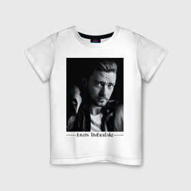 Детская футболка хлопок с принтом Justin Timberlake , 100% хлопок | круглый вырез горловины, полуприлегающий силуэт, длина до линии бедер | justin timberlake | pop | джастин тимберлейк | знаменитости | музыка | певец