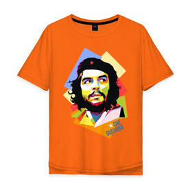 Мужская футболка хлопок Oversize с принтом Che Guevara , 100% хлопок | свободный крой, круглый ворот, “спинка” длиннее передней части | че гевара